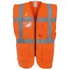 Multifunctional executive hi-vis waistcoat (HVW801) Thumbnail